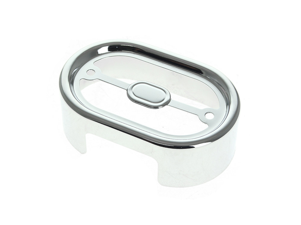 Rollies Speed Shop Regulator Cover – Chrome. Fits Softail 2001-2006