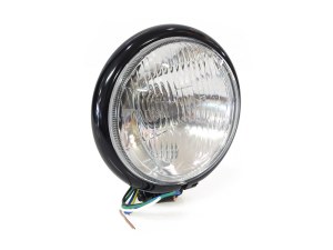 Rollies Speed Shop 5-3/4in. Batz Style Headlight with Bottom Mount – Black. Rollies Speed Shop 5-3/4in. Batz Style Headlight with Bottom Mount – Black.