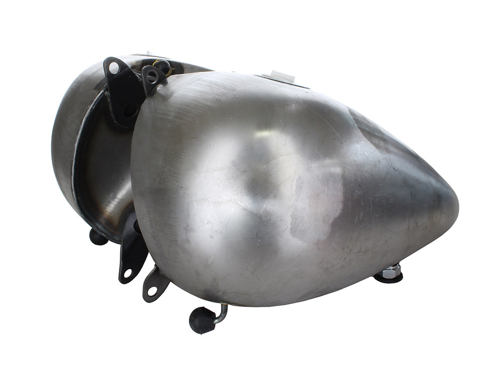 Rollies Speed Shop 5 Gallon Fuel Tank with provision for OEM Cam-Style Fuel Caps. Fits Big Twin 1936-Early 1984.