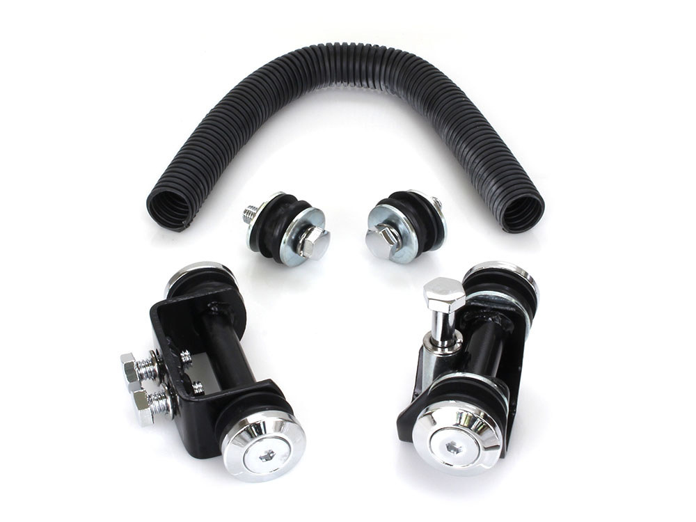 Rollies Speed Shop Fat Bob Tank Mount Kit. Fits Softail 1984-1999.