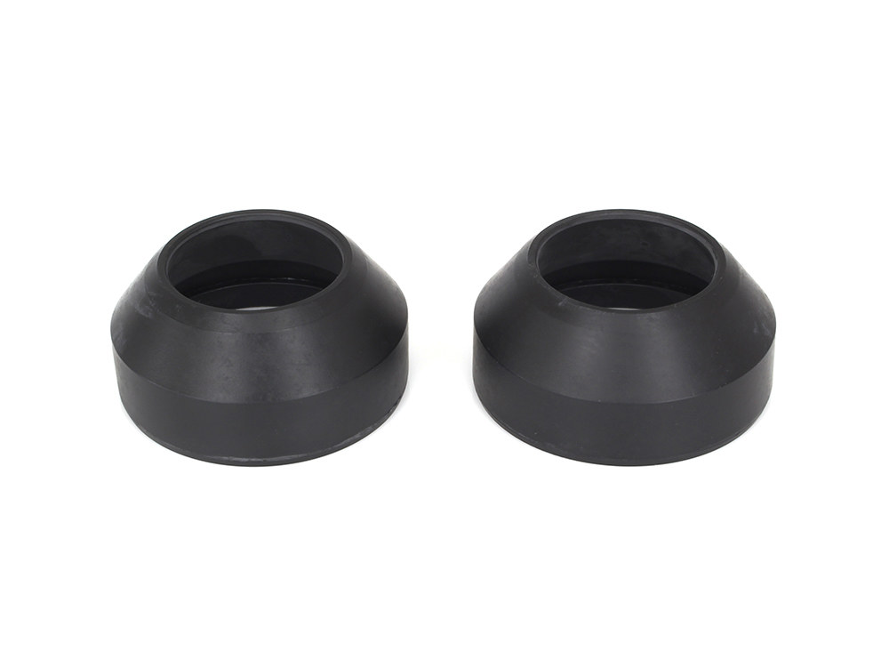Rollies Speed Shop Fork Boots. Fits FX Softail 1984-2015, Dyna Wide Glide 1993-2005 & FXWG 1984-1986.