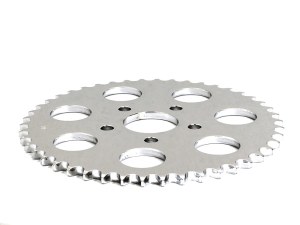 Rollies Speed Shop 46 Tooth, Flat Steel Rear Chain Sprocket – Chrome. Fits Big Twin 1973-1999 & Sportster 1979-1999. Rollies Speed Shop 46 Tooth, Flat Steel Rear Chain Sprocket – Chrome. Fits Big Twin 1973-1999 & Sportster 1979-1999.