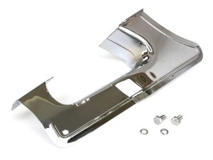 Rollies Speed Shop Lower Belt Guard – Chrome. Fits Touring 1985-2001 & FXR 1985-1994 Rollies Speed Shop Lower Belt Guard – Chrome. Fits Touring 1985-2001 & FXR 1985-1994