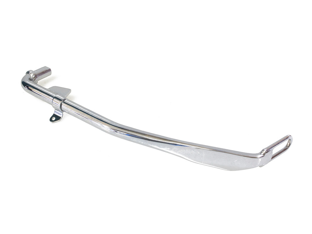 Rollies Speed Shop 1in. Longer than Stock Jiffy Stand – Chrome. Fits Dyna 1991-2005.