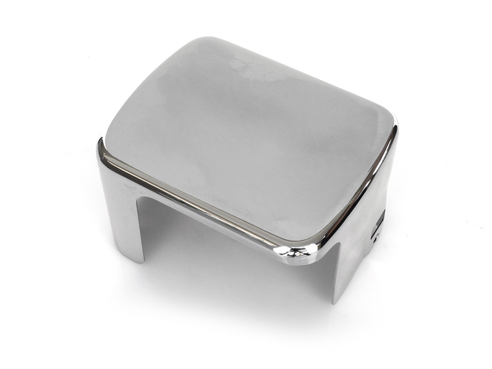 Rollies Speed Shop Coil Cover – Chrome. Fits Carbureted Softail Models 2000-2006.