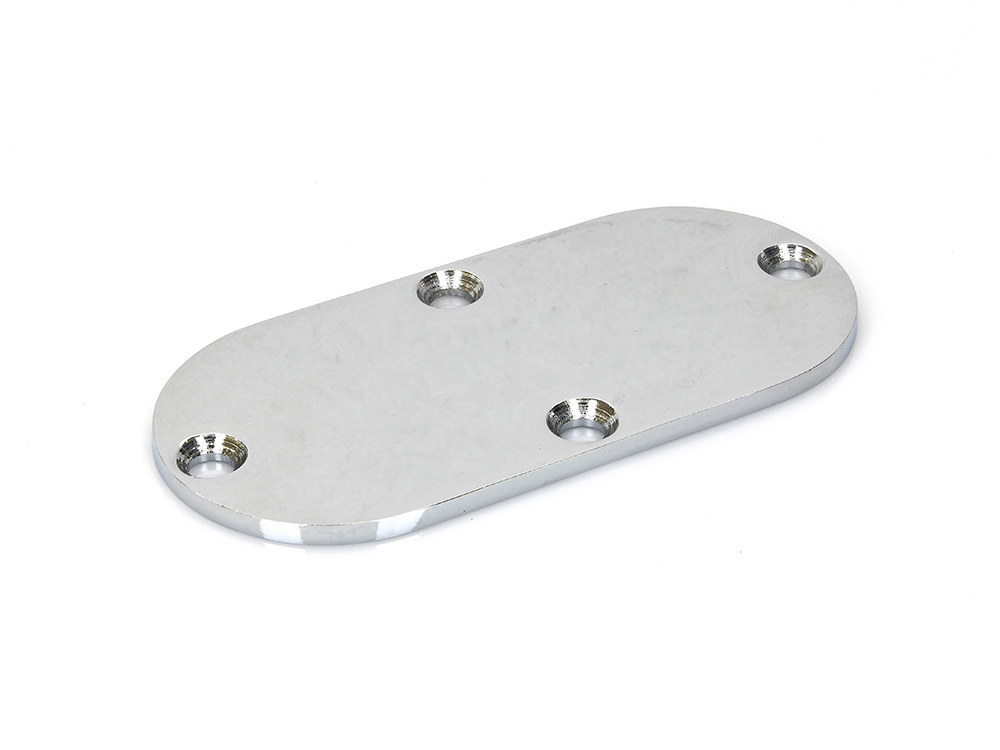 Rollies Speed Shop Primary Inspection Cover – Chrome. Fits 4Spd Big Twin 1965-1985