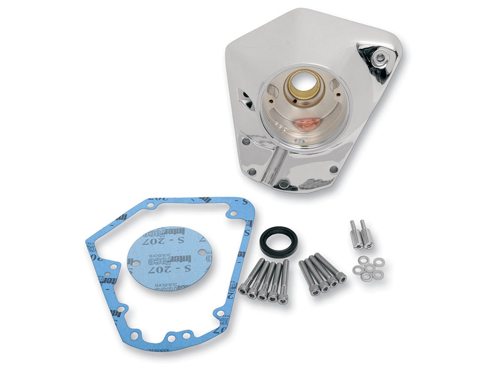 Rollies Speed Shop Cam Cover – Chrome. Fits Big Twin 1993-1999 with Evo Engine.