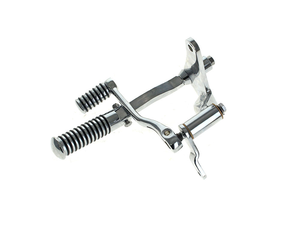 Rollies Speed Shop Forward Controls with O-Ring Footpegs – Chrome. Fits Sportster 1986-1990