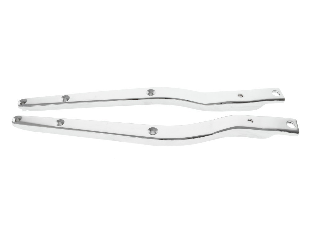 Rollies Speed Shop Rear Fender Struts – Chrome. Fits 4Spd FL 1958-1984.