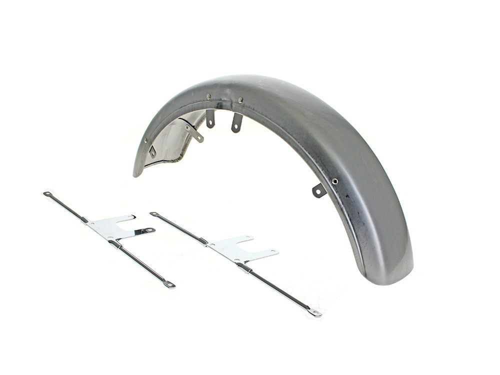 Rollies Speed Shop Front Fender – Chrome Brace. Fits Narrow Glide FX 1973-86, FXR 1982-1994 & Sportster 1973-1986.