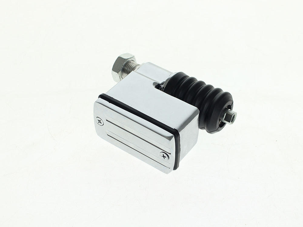 Rollies Speed Shop Rear Brake Master Cylinder – Chrome. Fits Dyna 1991-2005.