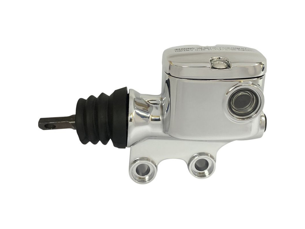 Rollies Speed Shop Rear Brake Master Cylinder – Chrome. Fits Touring 2008up