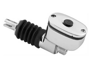 Rollies Speed Shop Rear Brake Master Cylinder – Chrome. Fits Softail 2000-2017 & Touring 2000-2007. Rollies Speed Shop Rear Brake Master Cylinder – Chrome. Fits Softail 2000-2017 & Touring 2000-2007.