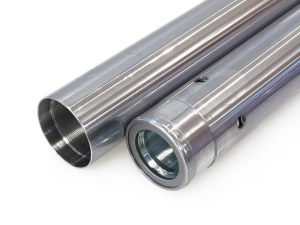 Rollies Speed Shop Hard Chrome Fork Tubes. +8in. Oversize. Fits Softail Models 2018up Rollies Speed Shop Hard Chrome Fork Tubes. +8in. Oversize. Fits Softail Models 2018up