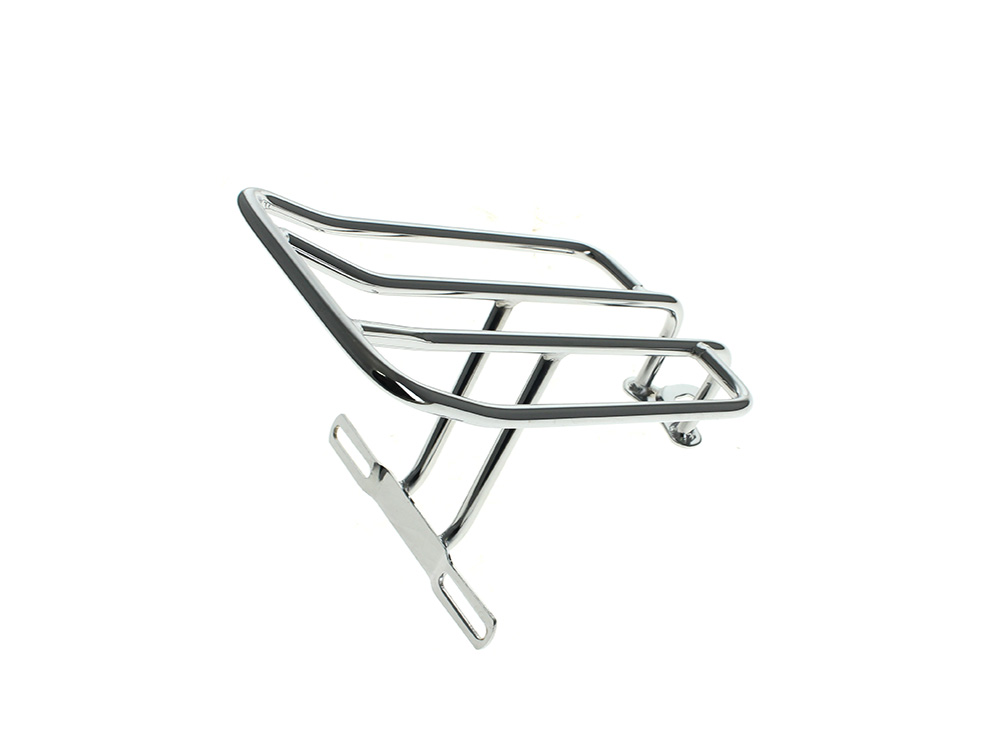 Rollies Speed Shop Rear Fender Luggage Rack – Chrome. Fits Dyna 2006-2017