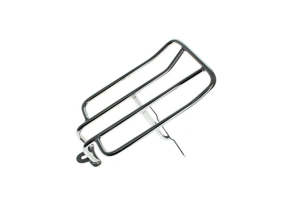 Rollies Speed Shop Rear Fender Luggage Rack – Chrome. Fits Dyna 2006-2017