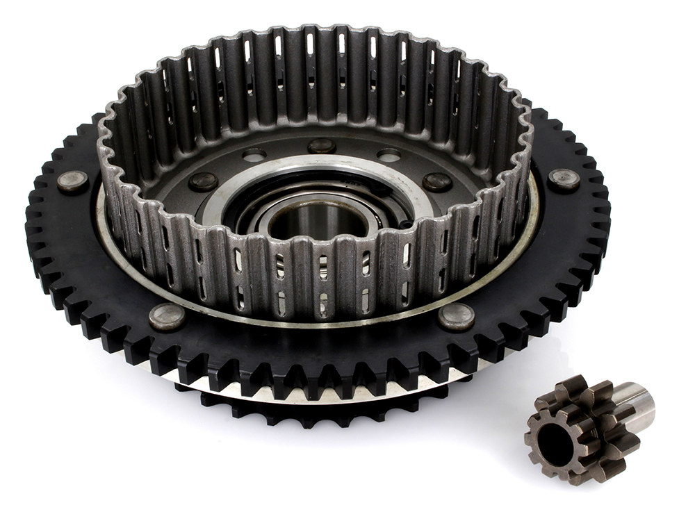 Rollies Speed Shop Clutch Basket with Heavy Duty 66 Teeth Ring Gear. Fits Big Twin 1994-1997.