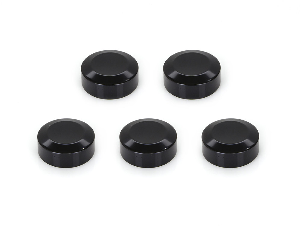 Rollies Speed Shop Rear Pulley Sprocket Bolt Covers – Black – Pack of 5.