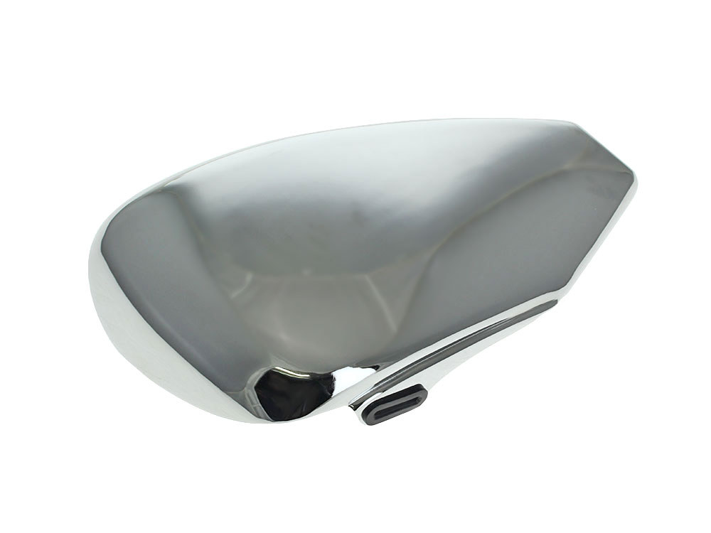 Rollies Speed Shop Battery Side Cover – Chrome. Fits Sportster 2004-2013