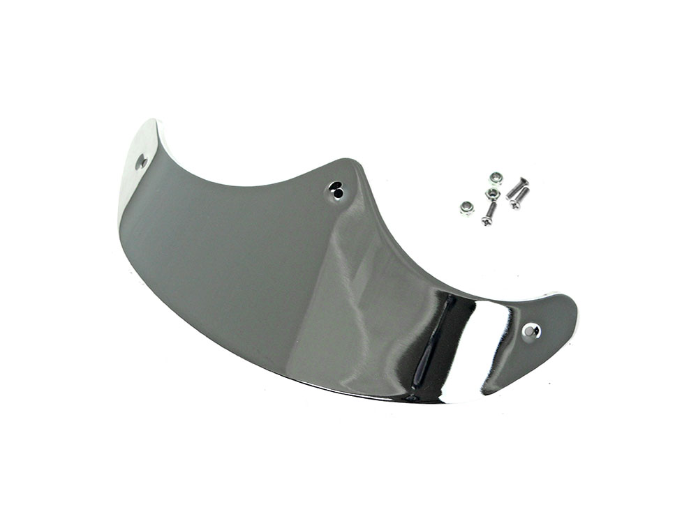 Rollies Speed Shop Leading Edge Front Fender Tip – Chrome. Fits Fat Boy 1990-2017