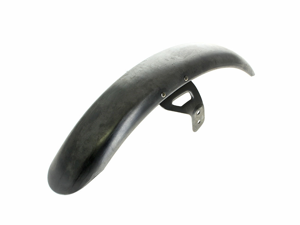 Rollies Speed Shop Front Fender – Raw. Fits Mid Glide Dyna 2006-2017, Softail Street Bob 2018up & Standard 2020-2024 with 19in. Front Wheel