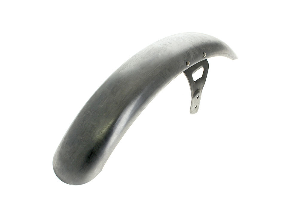 Rollies Speed Shop Front Fender – Raw. Fits Mid Glide Dyna 2006-2017, Softail Street Bob 2018up & Standard 2020-2024 with 19in. Front Wheel