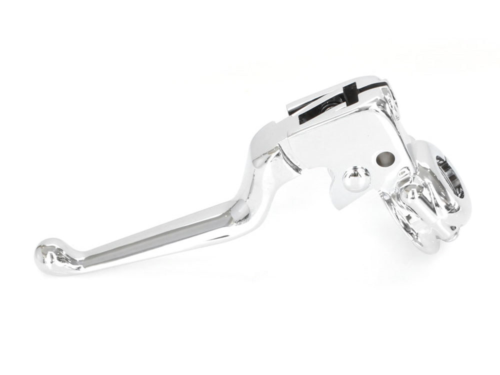 Rollies Speed Shop Clutch Perch & Lever – Chrome. Fits Most Big Twin 1996-2014 & Sportster 1996-2003