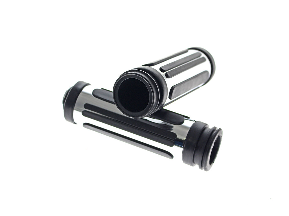 Handgrips; TBW%2708-24, Chr & Rubber