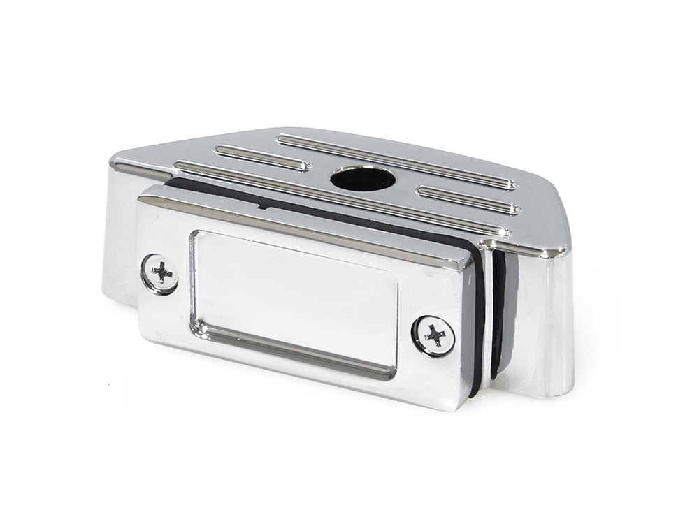 Rollies Speed Shop Rear Brake Master Cylinder Reservoir – Chrome. Fits FX Softail 1986-1999, FLST 1986 Only, Touring 1986-1994 & FXR 1986-1994