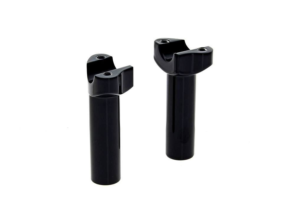 Rollies Speed Shop 4-1/2in. Straight Risers – Black. Fits 1in. Handlebar.