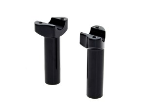 Rollies Speed Shop 4-1/2in. Straight Risers – Black. Fits 1in. Handlebar. Rollies Speed Shop 4-1/2in. Straight Risers – Black. Fits 1in. Handlebar.