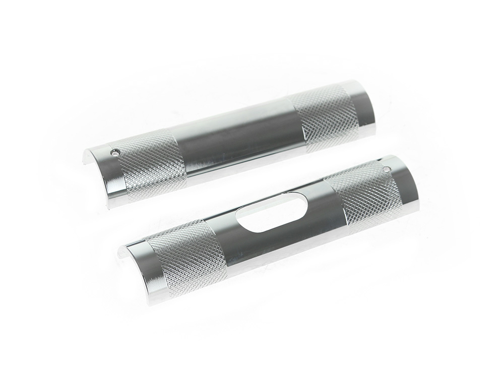 Rollies Speed Shop 1in. Bar to 1-1/4in. Riser Adapter – Chrome