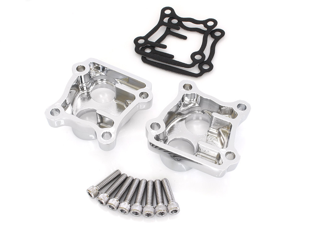 Rollies Speed Shop Tappet Covers – Chrome. Fits Twin Cam 1999-2017.