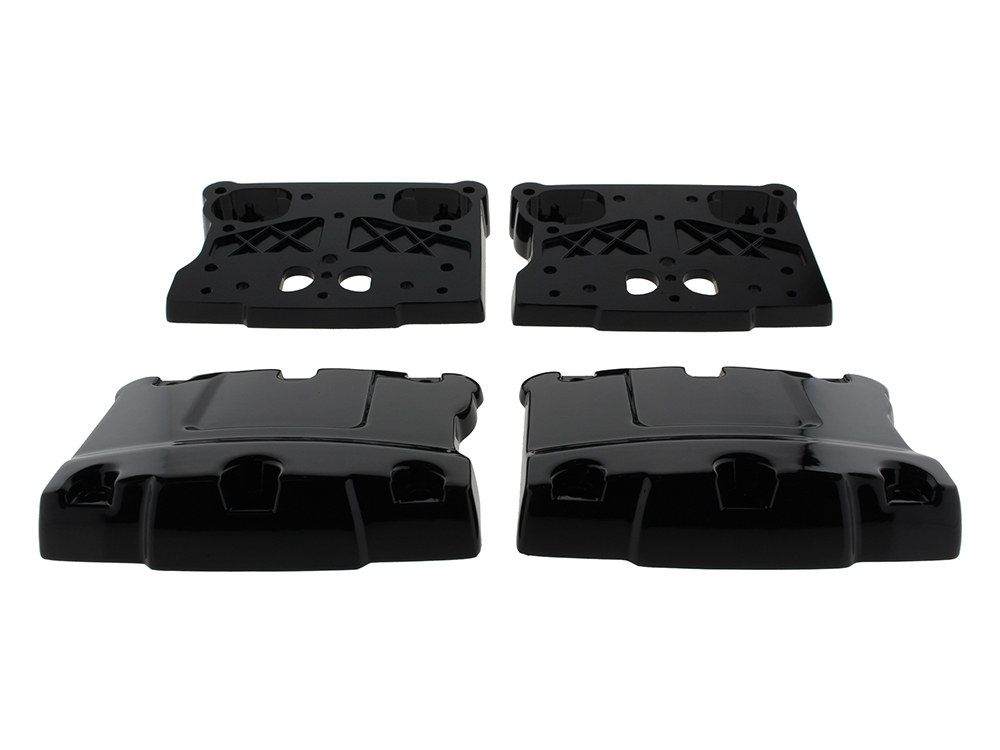Rollies Speed Shop Rocker Covers – Matte Black. Fits Twin Cam 1999-2017