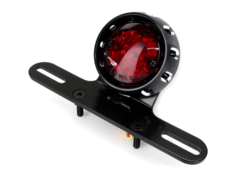 Rollies Speed Shop Retro Bobber LED Taillight – Black.