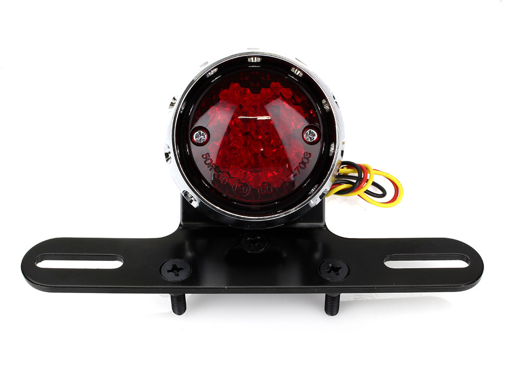 Rollies Speed Shop Retro Bobber LED Taillight – Chrome.