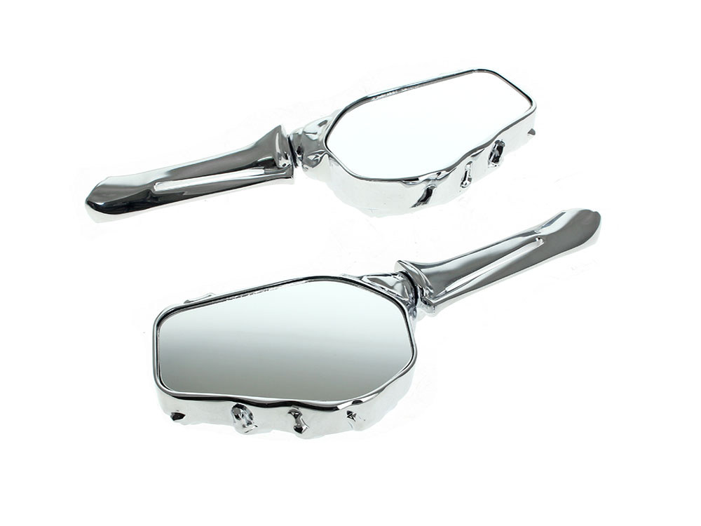 Rollies Speed Shop Skeleton Hand Mirrors – Chrome