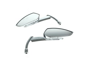 Rollies Speed Shop Scythe Mirrors with Blade Stem – Chrome Rollies Speed Shop Scythe Mirrors with Blade Stem – Chrome
