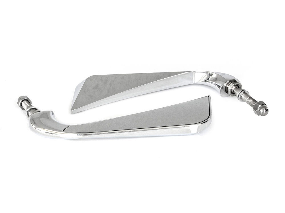 Rollies Speed Shop Slim Sickle / Avenger Mirrors – Chrome.