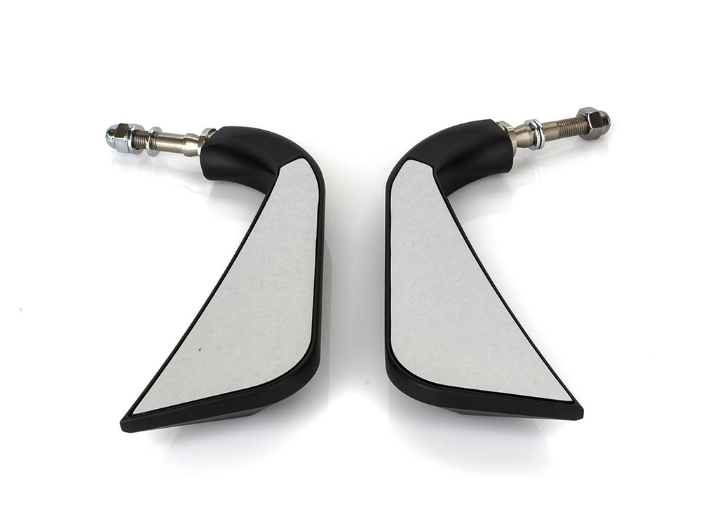 Rollies Speed Shop Slim Sickle / Avenger Mirrors – Black.