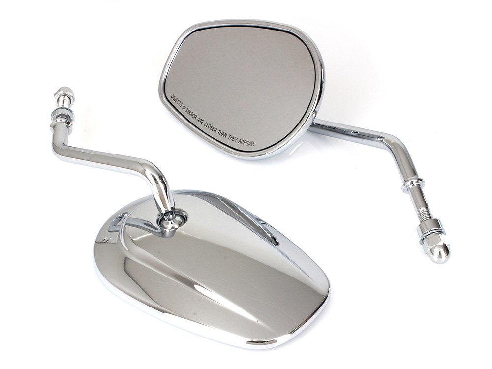 Rollies Speed Shop OEM H-D 2003up Style Mirrors – Chrome