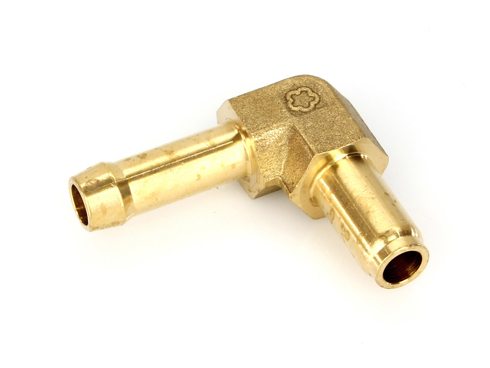 Rollies Speed Shop Fuel Inlet – Brass. Fits Big Twin & Sportster 1976-2006 with Keihin & CV Carburettor.