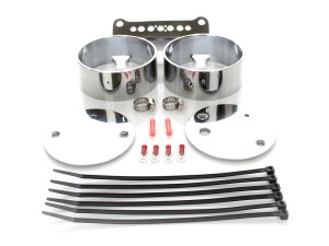 Rollies Speed Shop Dual Gauge Mount – Chrome. Fits Dyna 1995-2005 & Sportster 1995-2011. Rollies Speed Shop Dual Gauge Mount – Chrome. Fits Dyna 1995-2005 & Sportster 1995-2011.