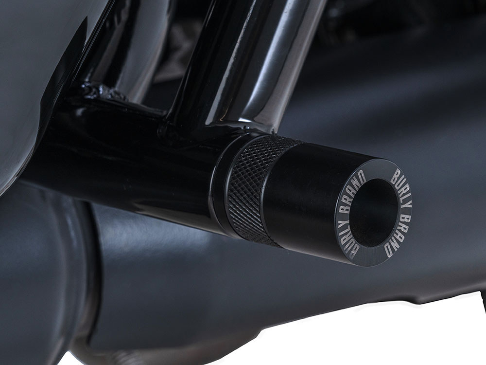 Burly Brand Rear Brawler Crash Bar Kit – Black. Fits Touring 2014up