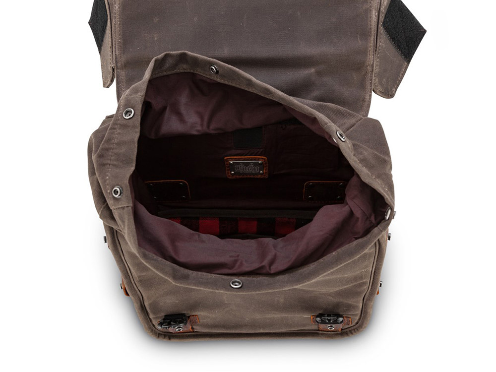 Bag; Throw-over Saddlebags Dark Oak