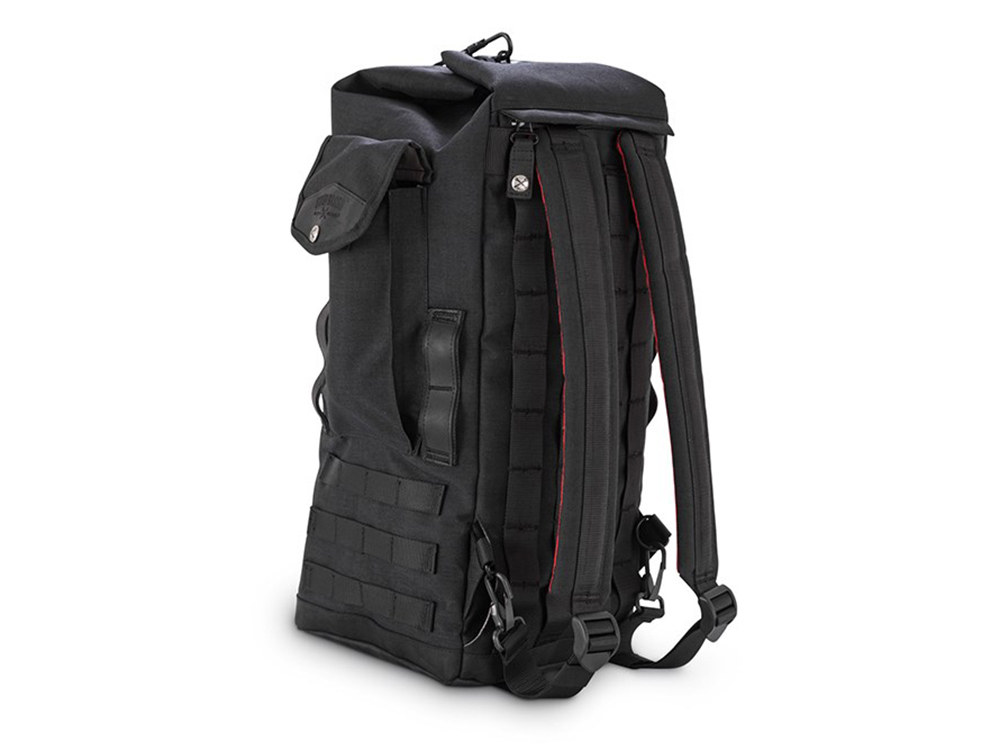 Burly Brand Sissy Bar Backpack – Black.