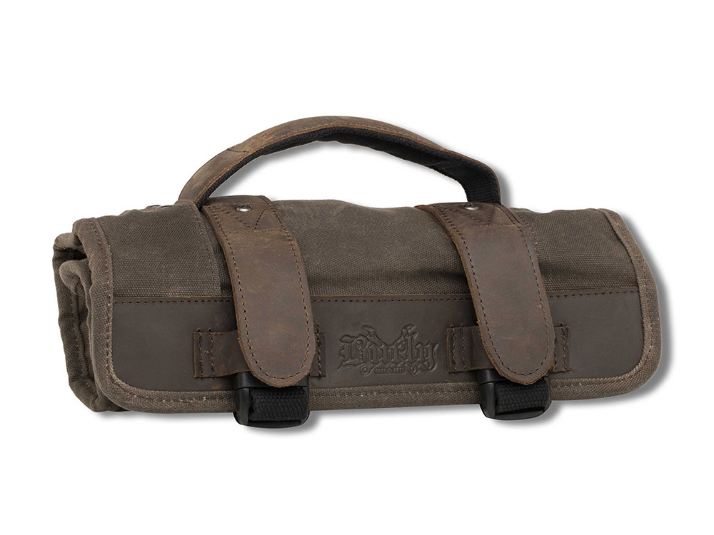 Burly Brand Tool Roll – Dark Oak.