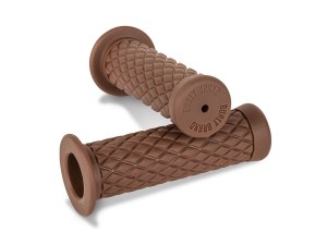 Burly Brand Diamondback Grips – Brown. Burly Brand Diamondback Grips – Brown.