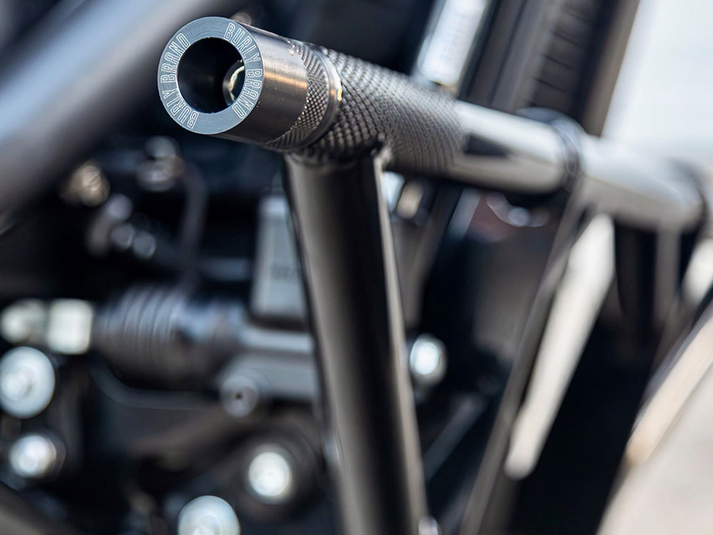 Burly Brand Front Brawler Crash Bar Kit – Black. Fits Softail 2018up