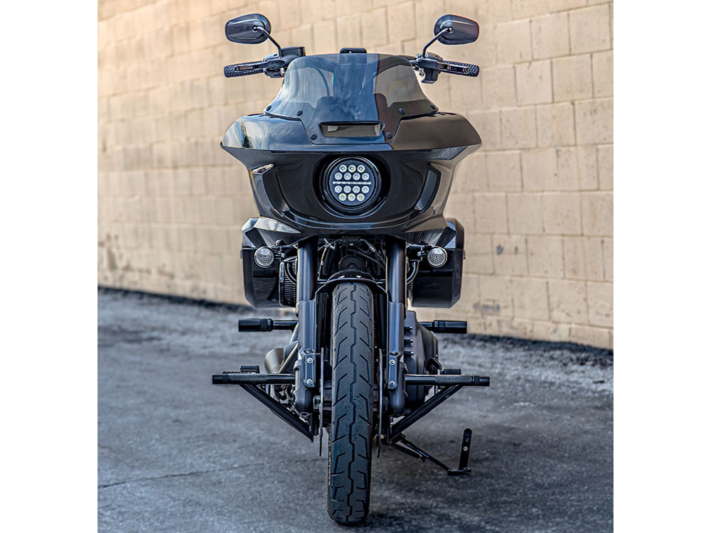 Burly Brand Front Brawler Crash Bar Kit – Black. Fits Softail 2018up